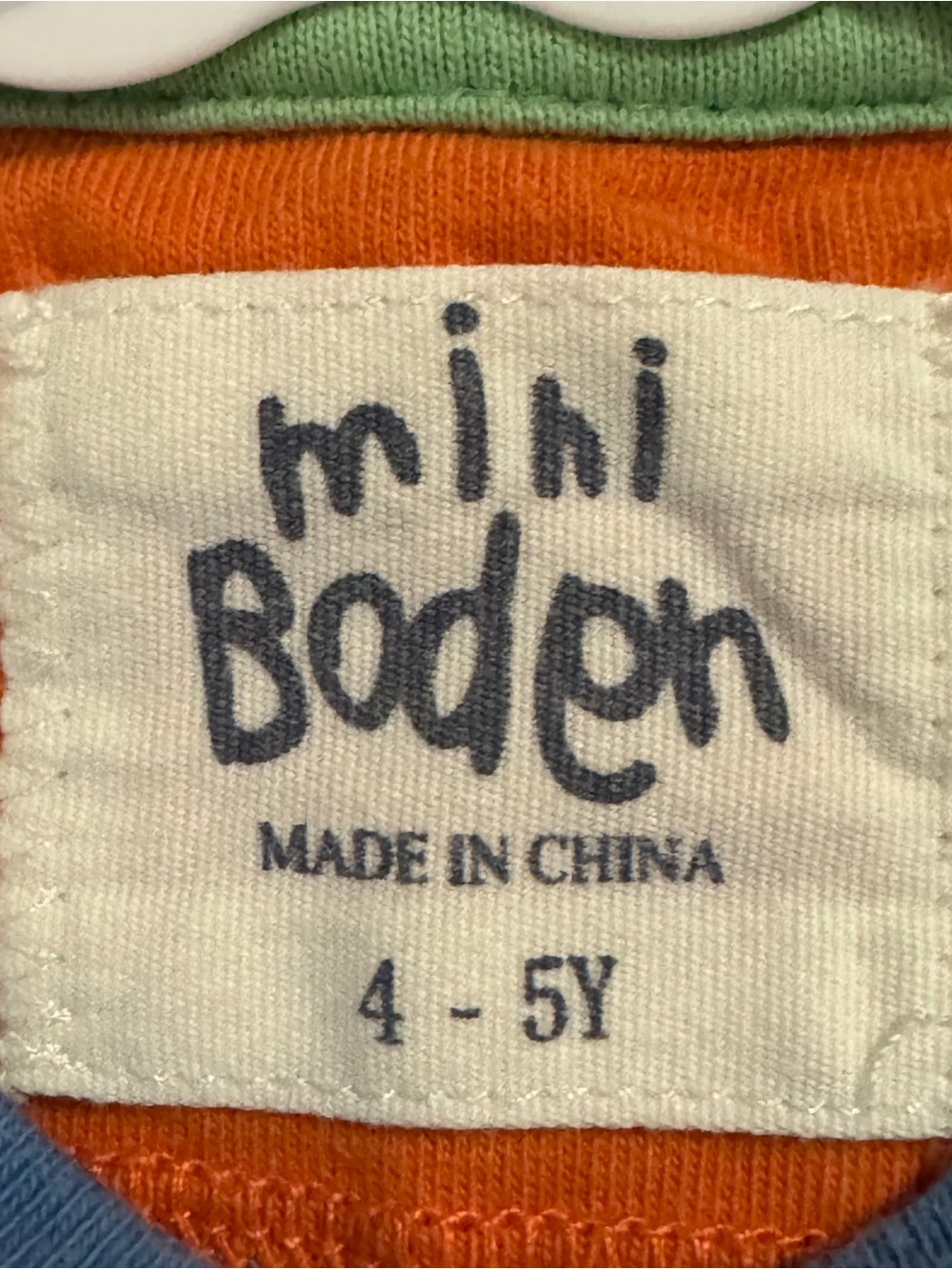 Mini Boden Baby Boy Blue with Orange Dinosaurio and Liberty Statue Short Sleeve - Picture 11 of 11